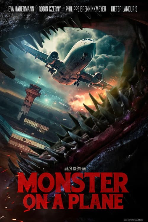 Poster Monster on a Plane