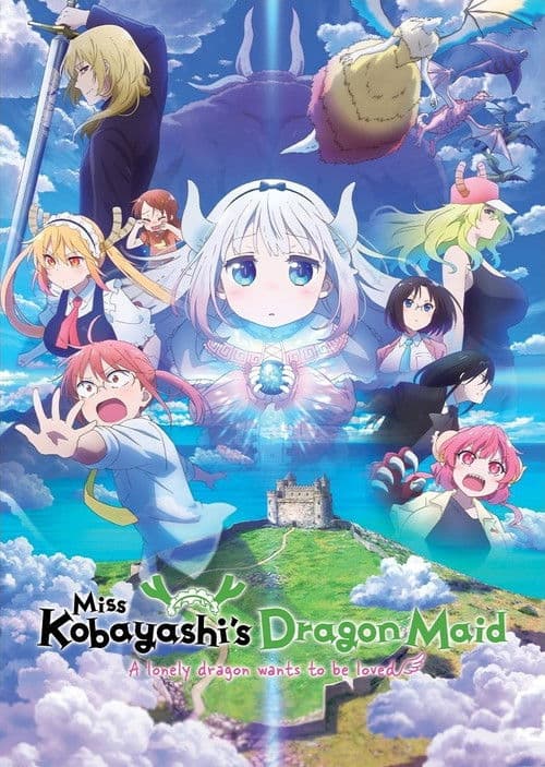 Poster Miss Kobayashi's Dragon Maid: A lonely dragon wants to be loved